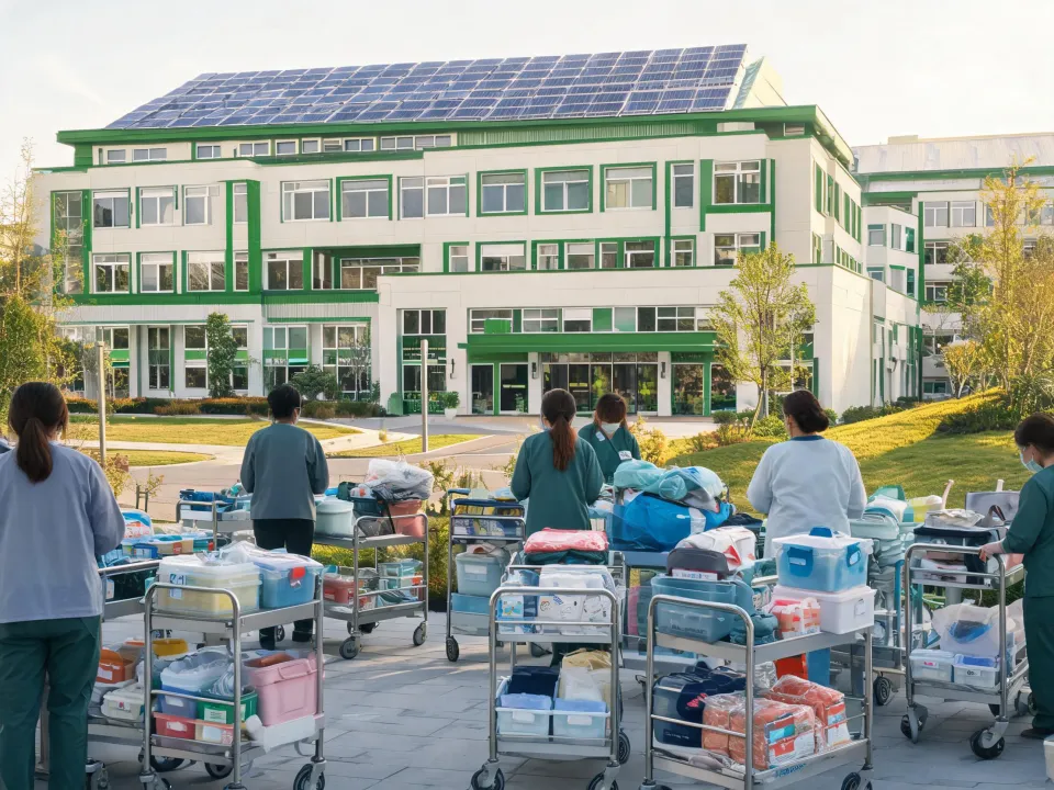 Community hospital and home-care energy planning