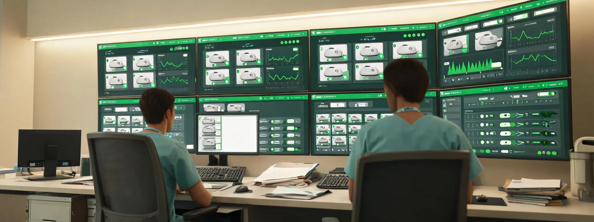 Connected home-care service operations desk